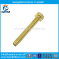 DIN933 ANSI Brass Hex Cap Screws with ISO Certificate